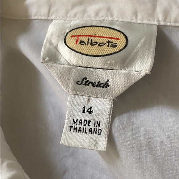 Talbots collared button Down - Picture 3 of 4